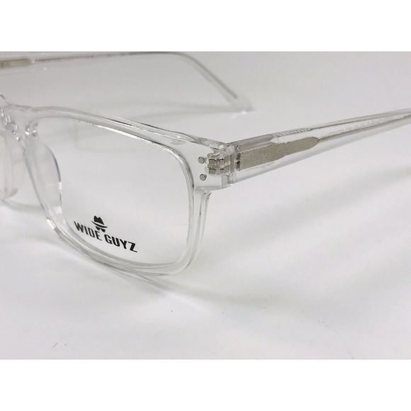 New Wide Guyz Crystal Clear UNTOUCHABLE Eyeglass 63mm for The Stylish Large Man - Picture 4 of 11